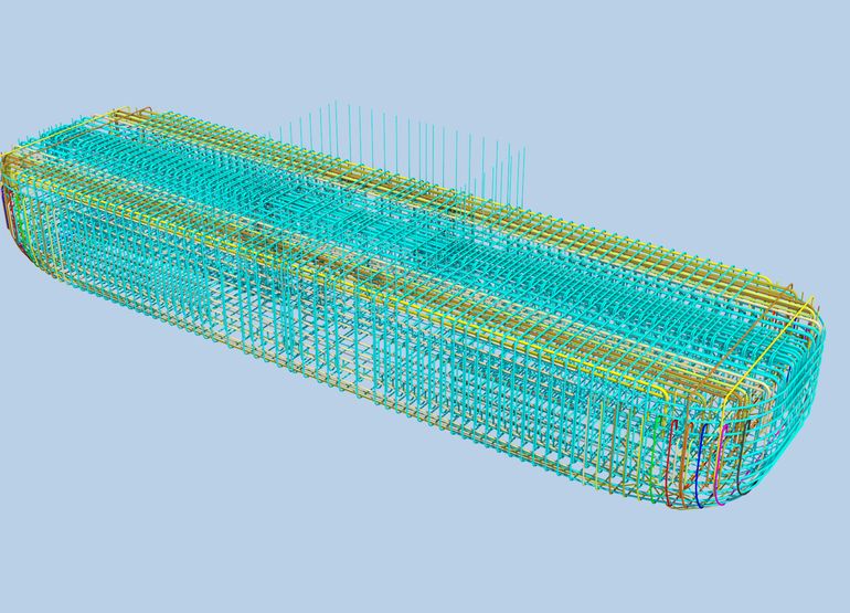 Rebar detailing render 4