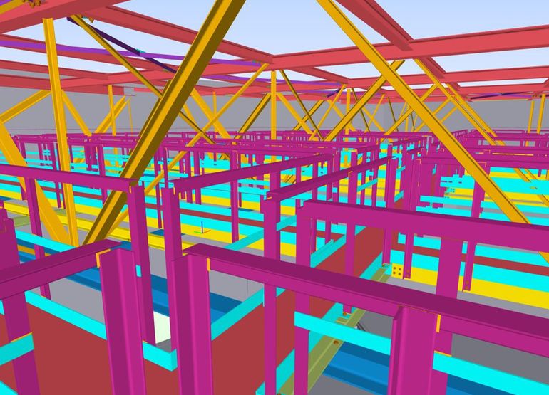 Steel detailing render 5