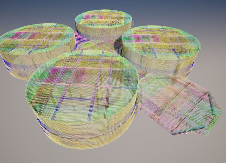 Rebar detailing render 6