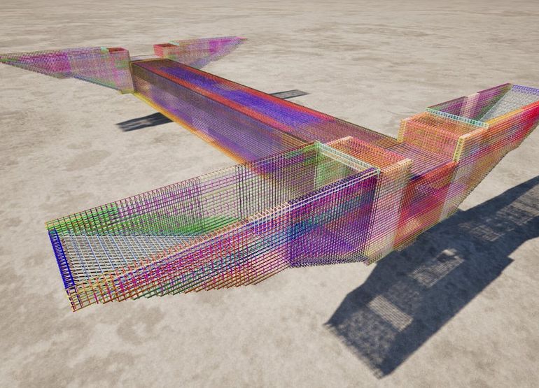 Rebar detailing render 1