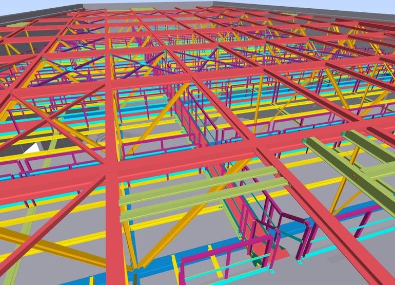 Steel detailing render 8