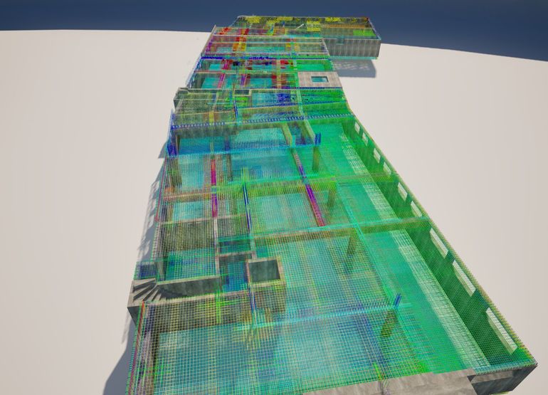 Rebar detailing render 9