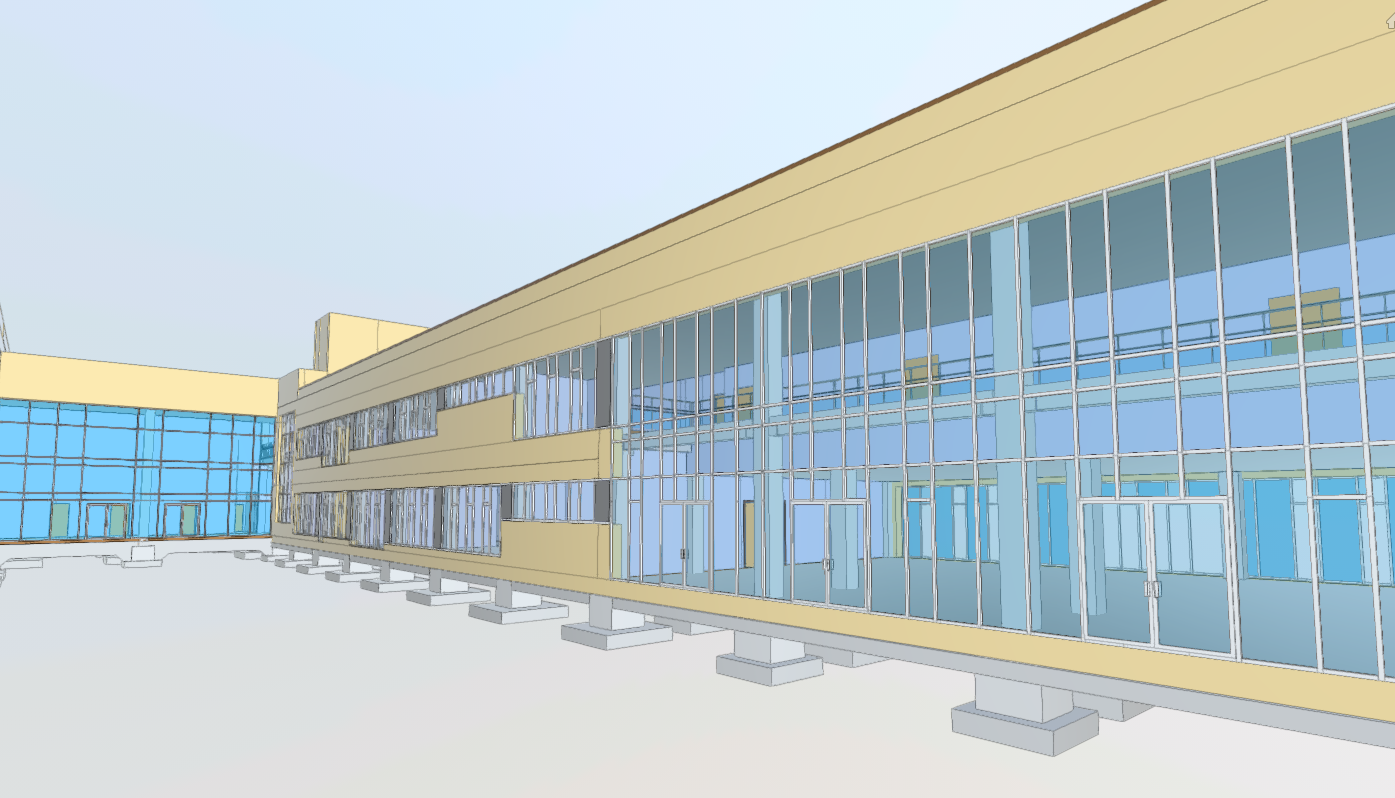 Industrial Building BIM: Model of a 30,000 m² Facility
