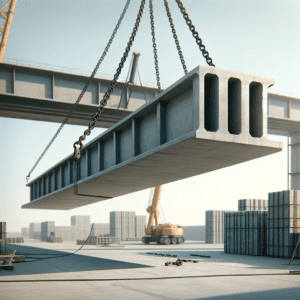 AI visualization of the 3D prefabricated concrete element
