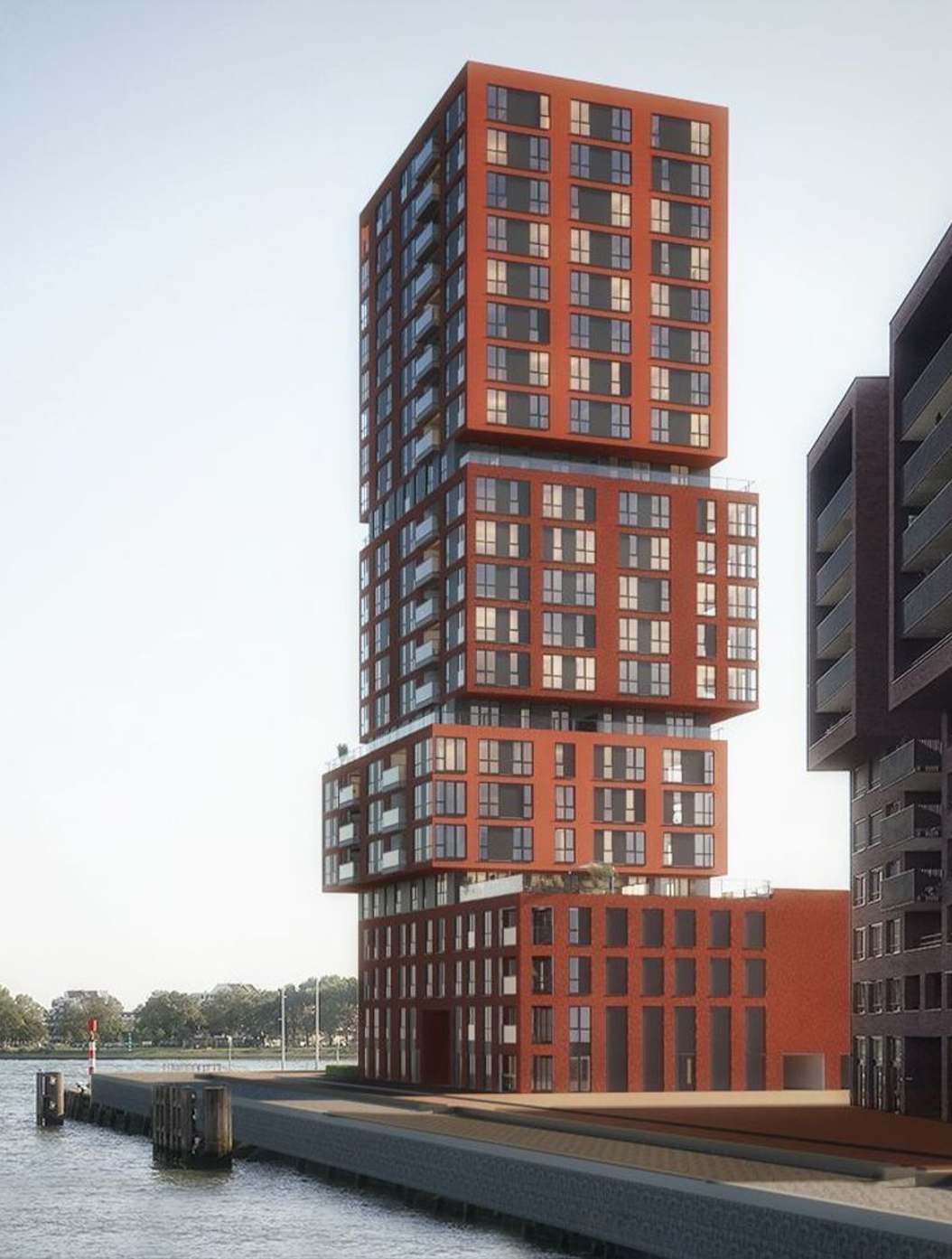 De Stack tower in Rotterdam