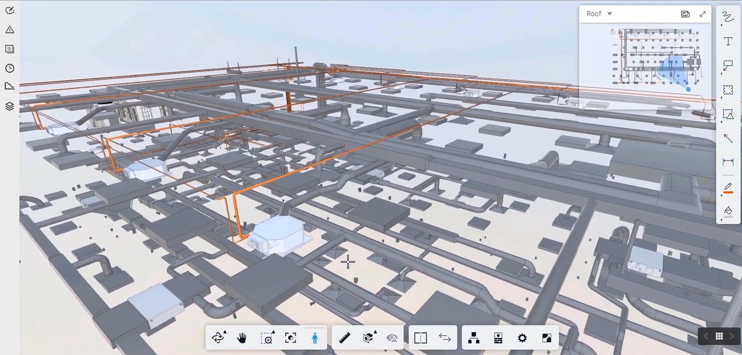 Revit coordinated 3D structural model used for documentation, scheduling, and export to construction platforms within a BIM-to-Field workflow.