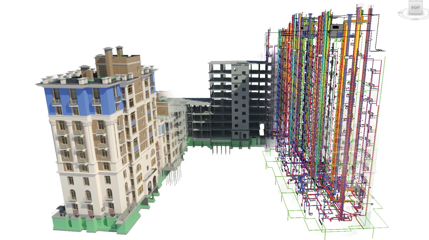 3D BIM Model Laykovo
