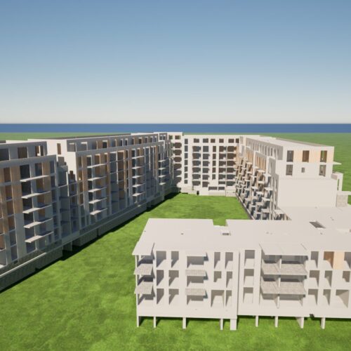 3D building model created through a structured 3D Modell erstellen process for construction planning and coordination