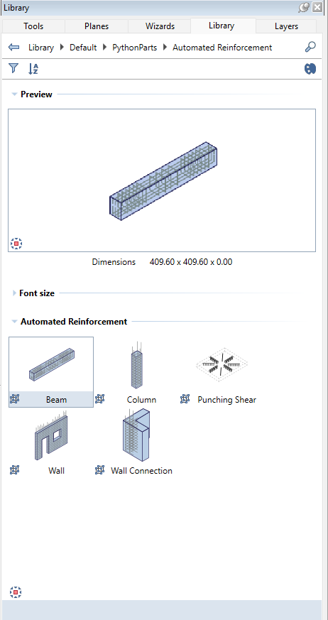 PythonParts in Allplan