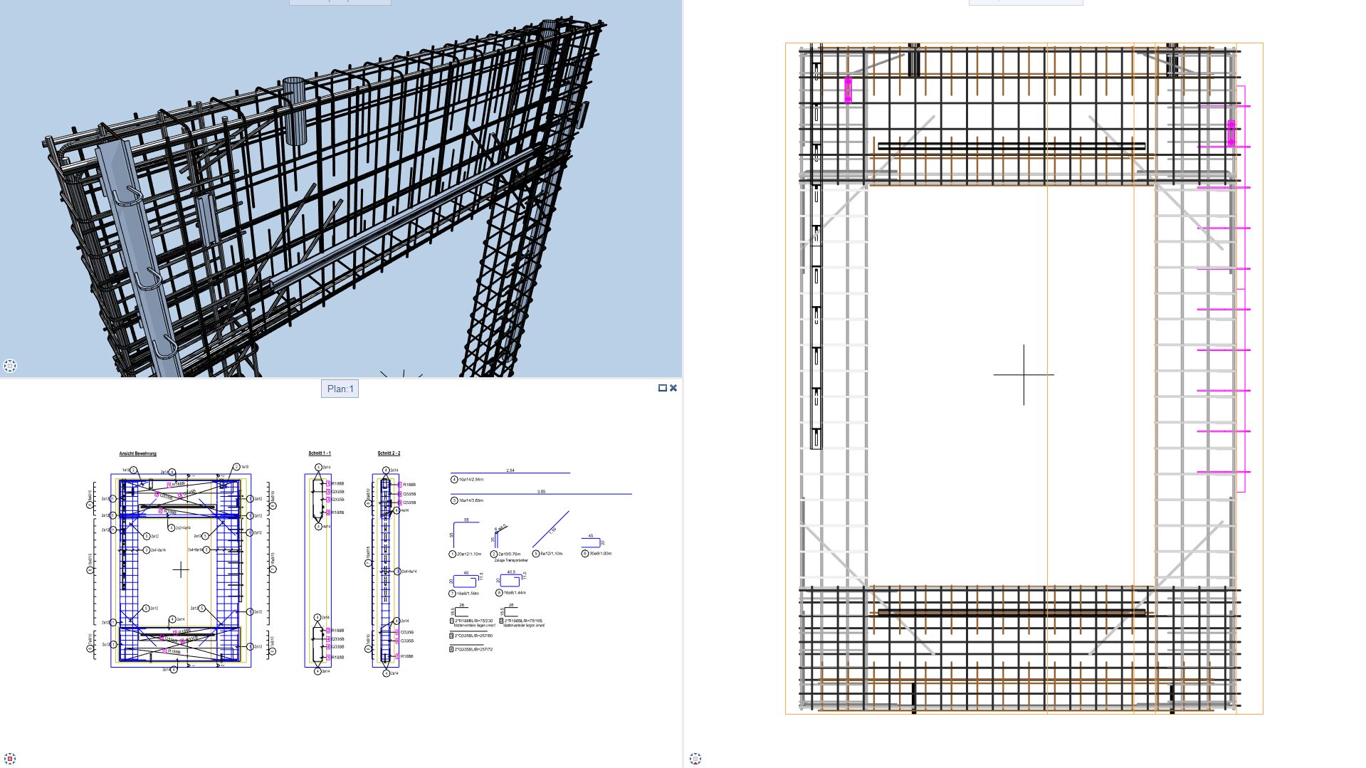 3D reinforcement model and shop drawing of prefabricated wall with large structural opening 