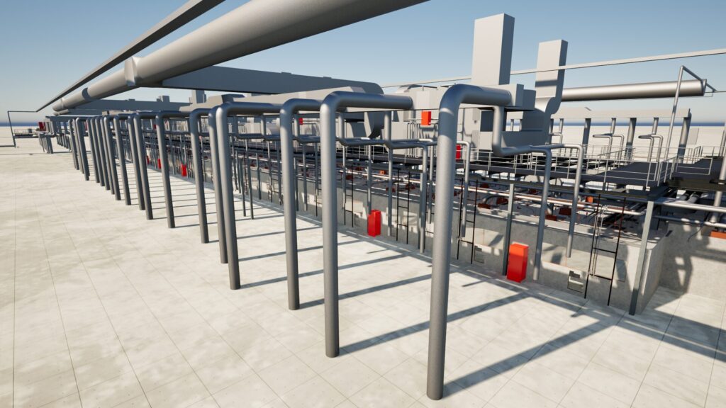Image11 Detailed MEP model developed in Revit for facility maintenance