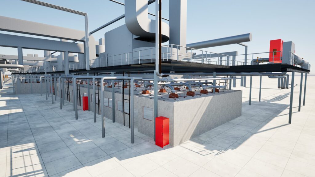 Image13 MEP modeling project for a pharmaceutical industry building