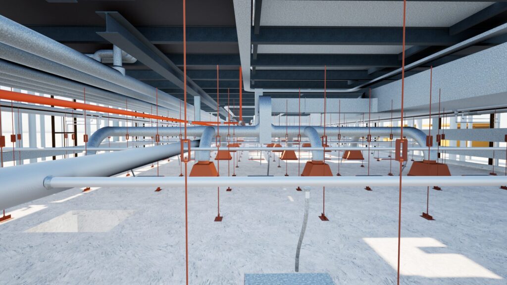 Image3 MEP BIM model of a pharmaceutical production facility in Serbia