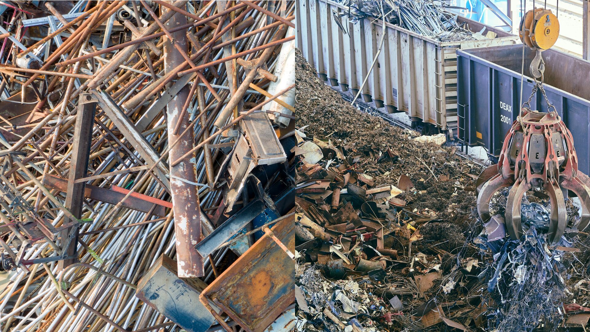 Reinforcing steel bars made from recycled scrap steel for sustainable rebar detailing